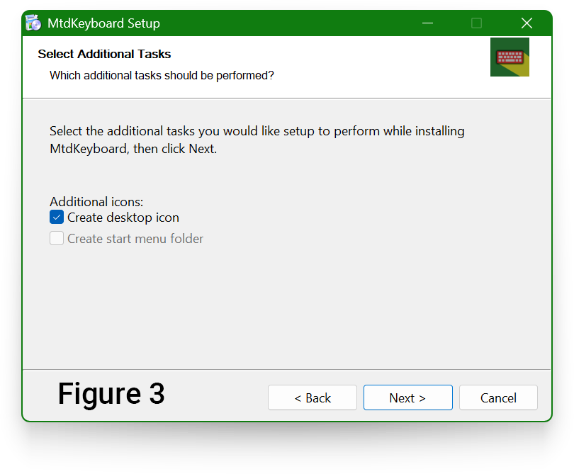 Download MtdKeyboard For Windows - INSTALLATION STEP 3